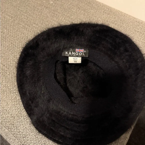 Kangol Black Textured Bucket Hat - Picture 2 of 5